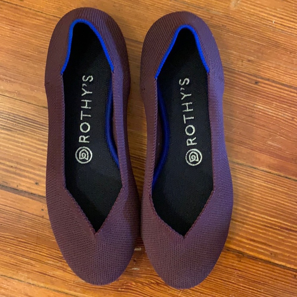Rothy’s Retired Plum Flat size 6.5